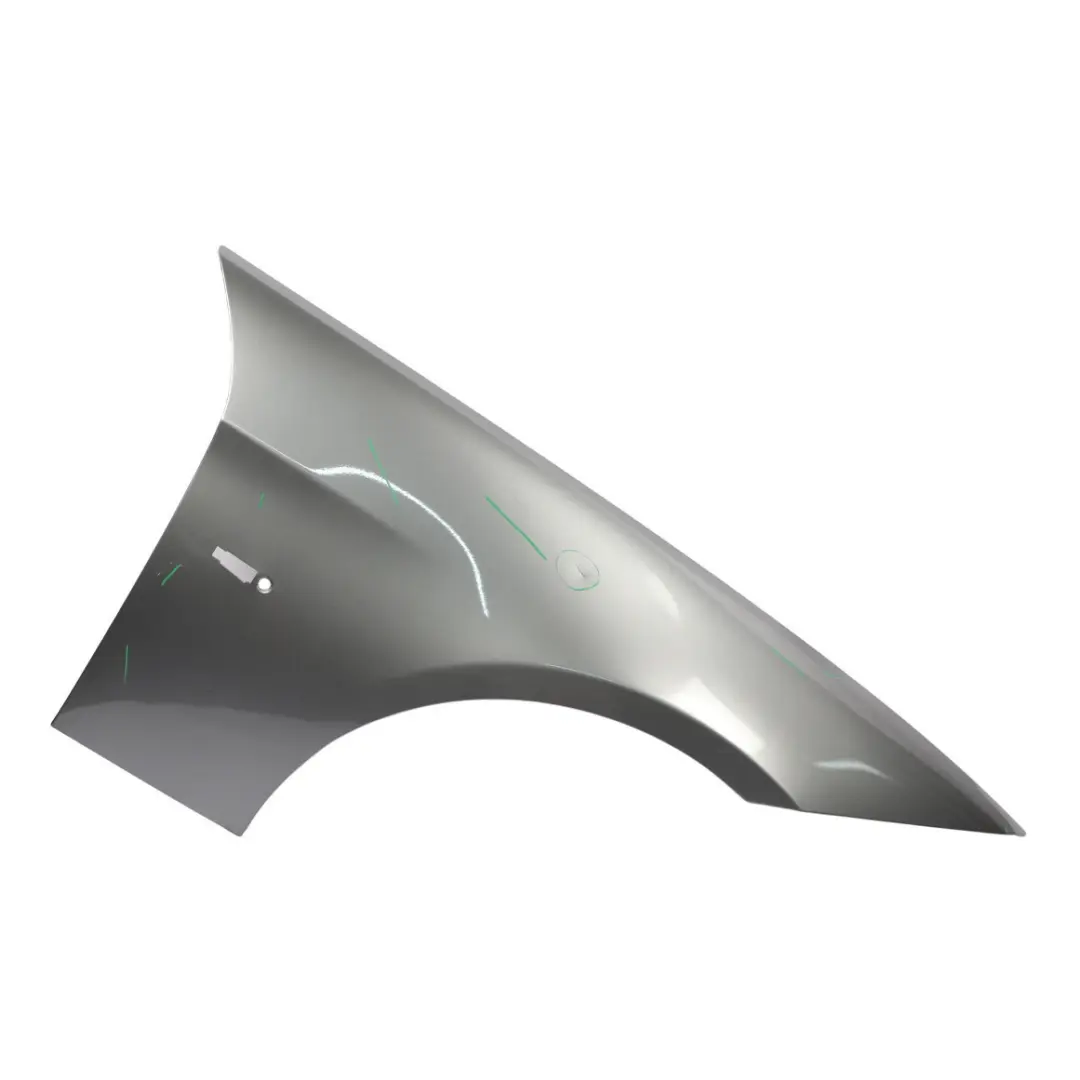 Front Right O/S Side Panel Fender Wing Spacegrau Space Grey A52 to BMW E90 E91 with Part number 7135680 BMW E90 E91 Front Right O/S Side Panel Fender Wing Spacegrau Space Grey A52 - SKU 7135680-SCG3 - Part number 7135680
