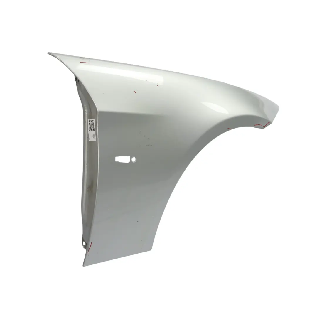 BMW E90 E91 Błotnik Prawy Przedni Boczny Titansilber Srebrny Metalik - 354 - SKU 7135680-TS - Numer Części 7135680