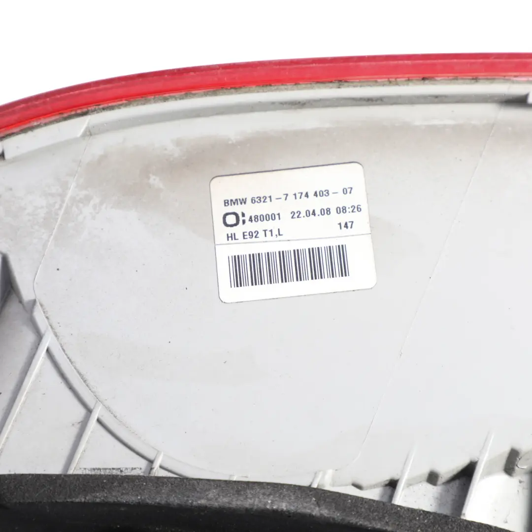 Lamp BMW E92 Coupe Light In The Side Panel Left N/S to Rear with Part number 7174403 Rear Lamp BMW E92 Coupe Light In The Side Panel Left N/S - SKU 7174403-4 - Part number 7174403