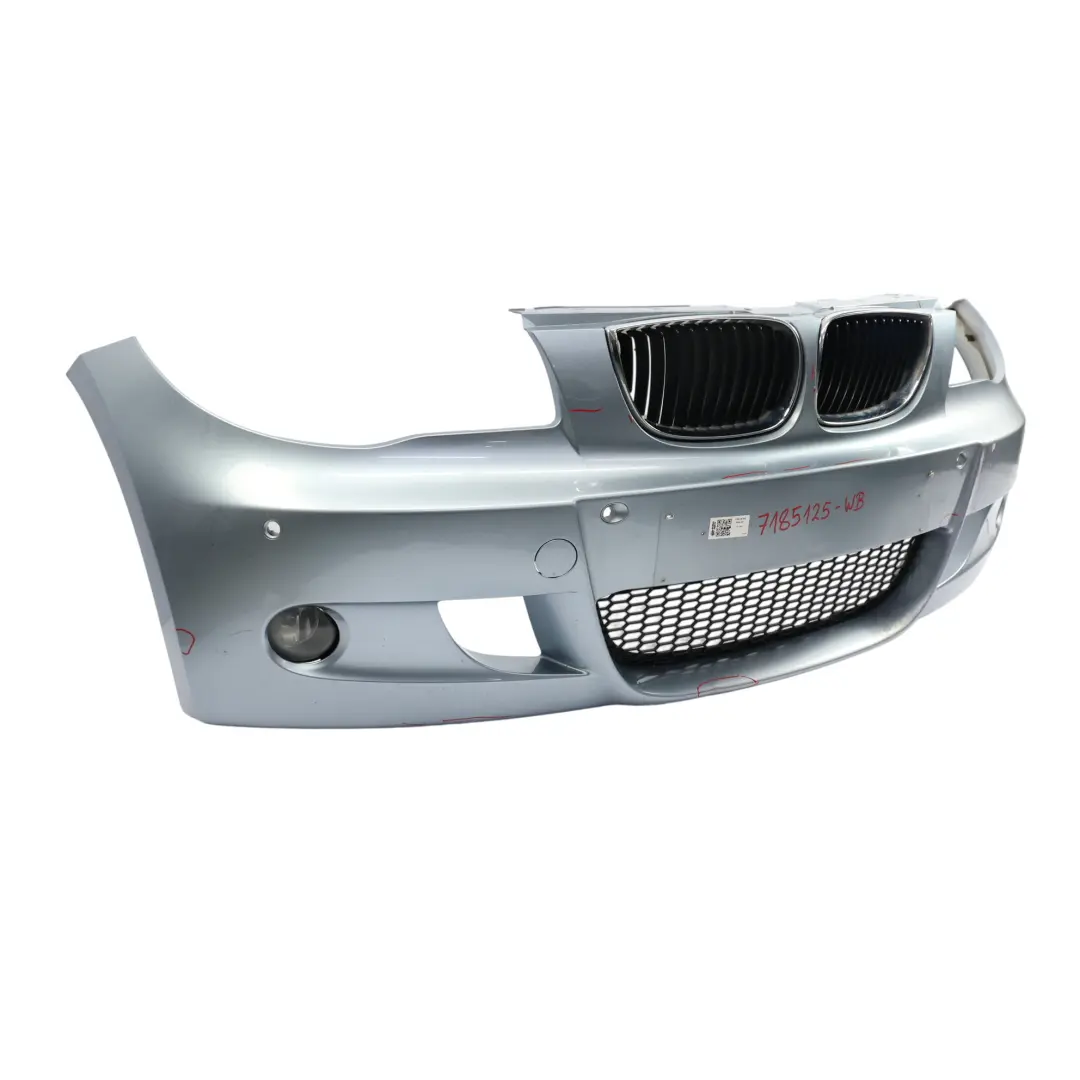 Przedni Zderzak PDC Bluewater Blue Metallic - 896 do BMW E81 E87 LCI o numerze 7185125 BMW E81 E87 LCI Przedni Zderzak PDC Bluewater Blue Metallic - 896 - SKU 7185125-WB - Numer Części 7185125