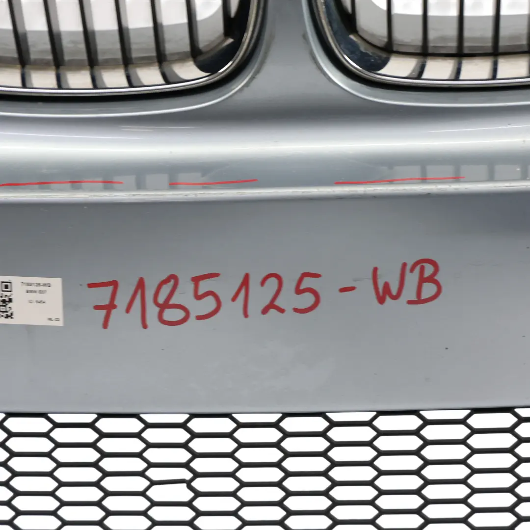 BMW E81 E87 LCI Front Bumper Trim PDC Bluewater Blue Metallic - 896 - SKU 7185125-WB - Part number 7185125