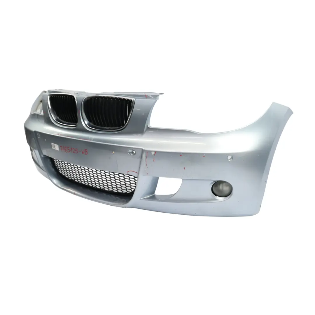 BMW E81 E87 LCI Front Bumper Trim PDC Bluewater Blue Metallic - 896 - SKU 7185125-WB - Part number 7185125