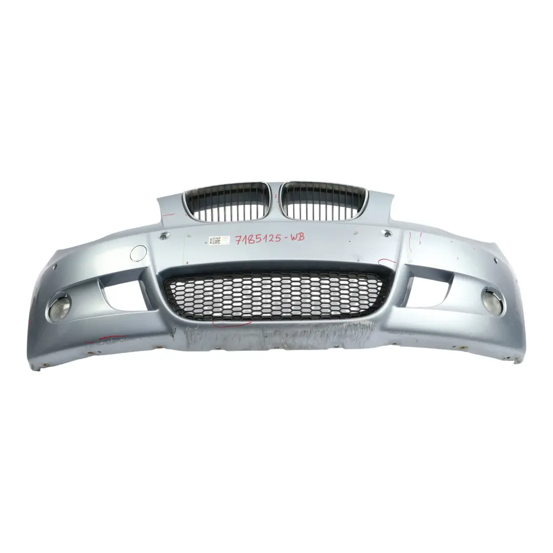 BMW E81 E87 LCI Front Bumper Trim PDC Bluewater Blue Metallic - 896 - SKU 7185125-WB - Part number 7185125