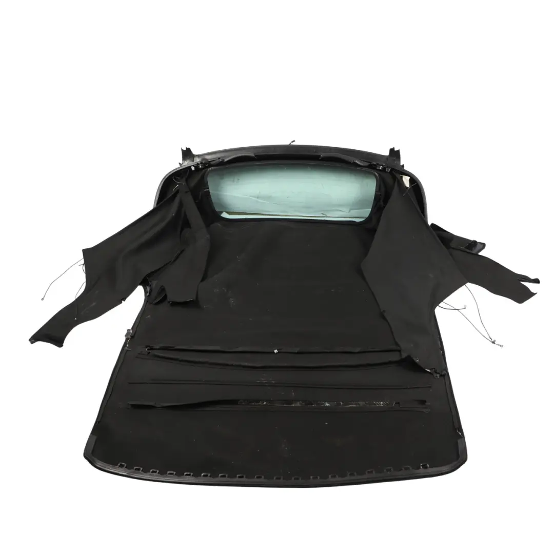 Roof Folding Soft Top Cover Cloth Black to Mini R57 Cabrio Convertible with Part number 7191145 Mini R57 Cabrio Convertible Roof Folding Soft Top Cover Cloth Black - SKU 7191145 - Part number 7191145