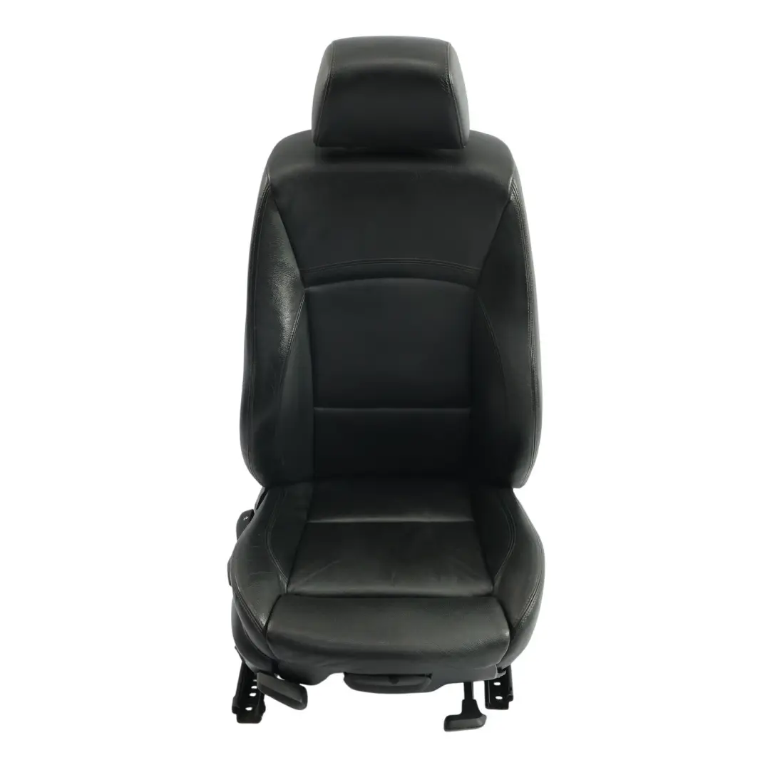 BMW E90 E91 LCI Asiento Deportivo Delantero Derecho Calefactado Cuero Negro - SKU 7246858-4 - Número de pieza 7246858