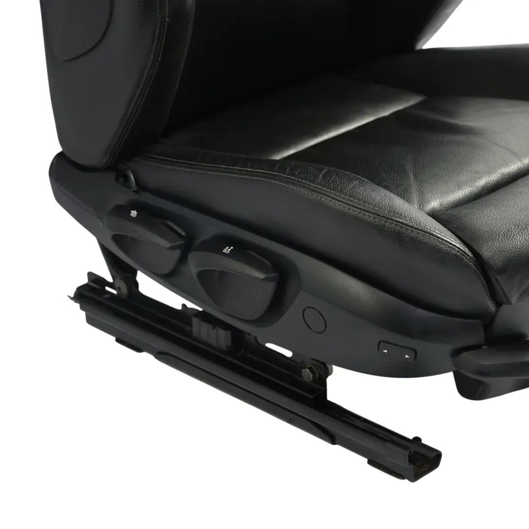BMW E90 E91 LCI Fotel Sport Prawy Przód Grzany Czarna Skóra Dakota - SKU 7246858-4 - Numer Części 7246858