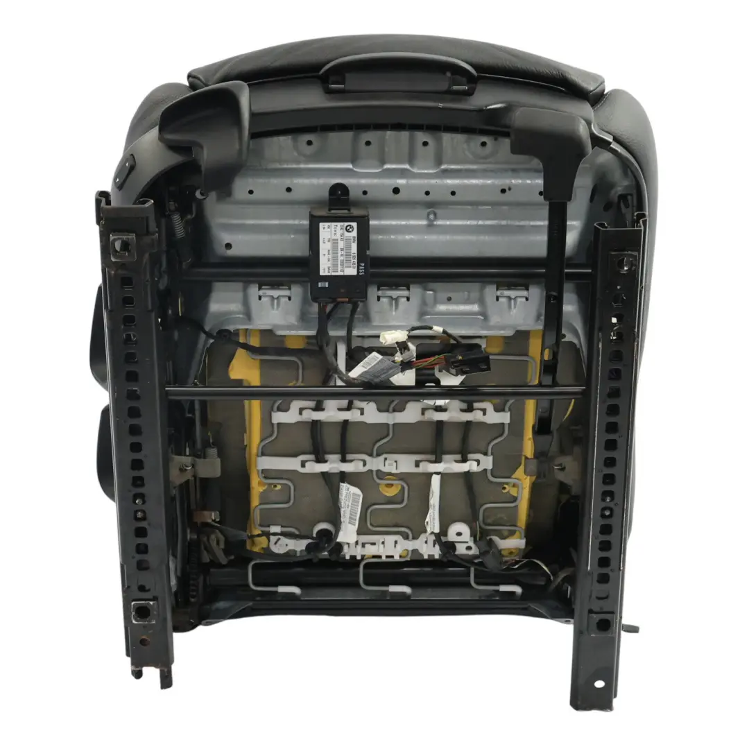 BMW E90 E91 LCI Asiento Deportivo Delantero Derecho Calefactado Cuero Negro - SKU 7246858-4 - Número de pieza 7246858