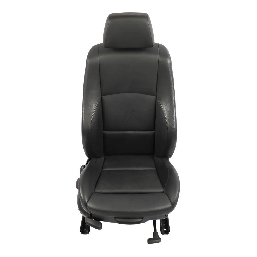 BMW E87 Fotel Prawy Sportowy Podgrzewany Czarna Skóra 7251068