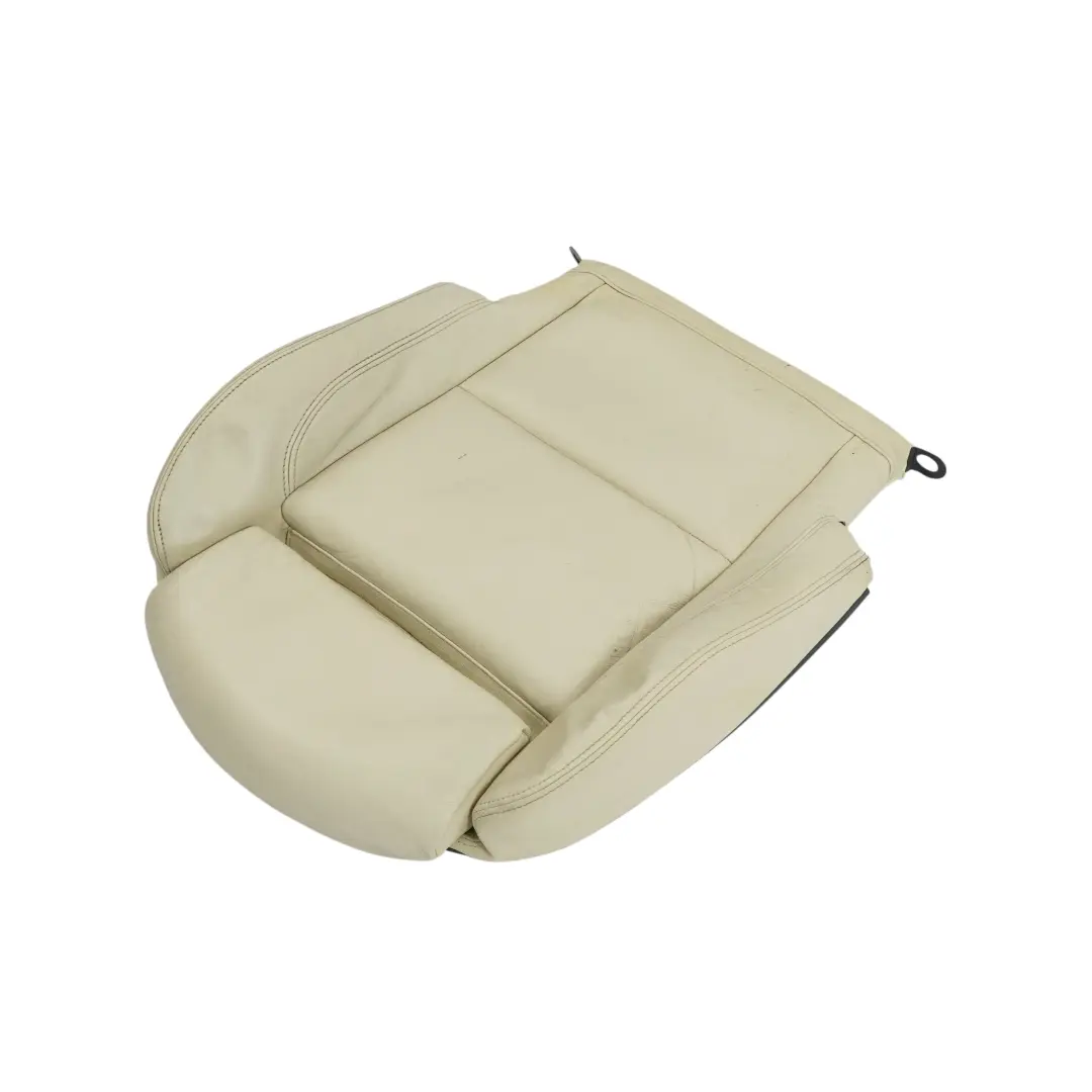 Front Right Sport Seat O/S Cover Leather Cream Beige to BMW E93 Convertible with Part number 7253568 BMW E93 Convertible Front Right Sport Seat O/S Cover Leather Cream Beige - SKU 7253568 - Part number 7253568