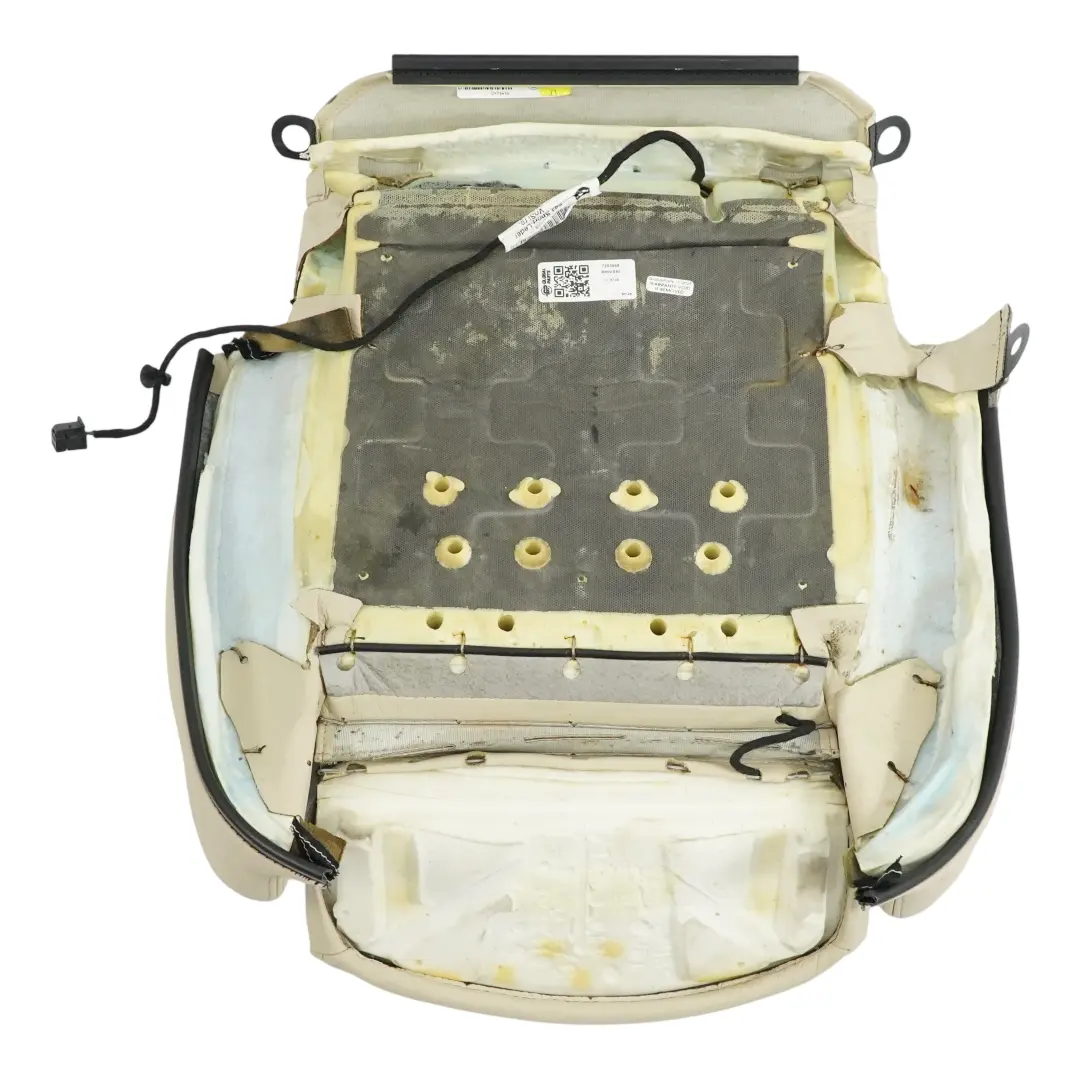 BMW E93 Convertible Delantero Derecho Asiento Deportivo Funda Cuero Crema Beige - SKU 7253568 - Número de pieza 7253568