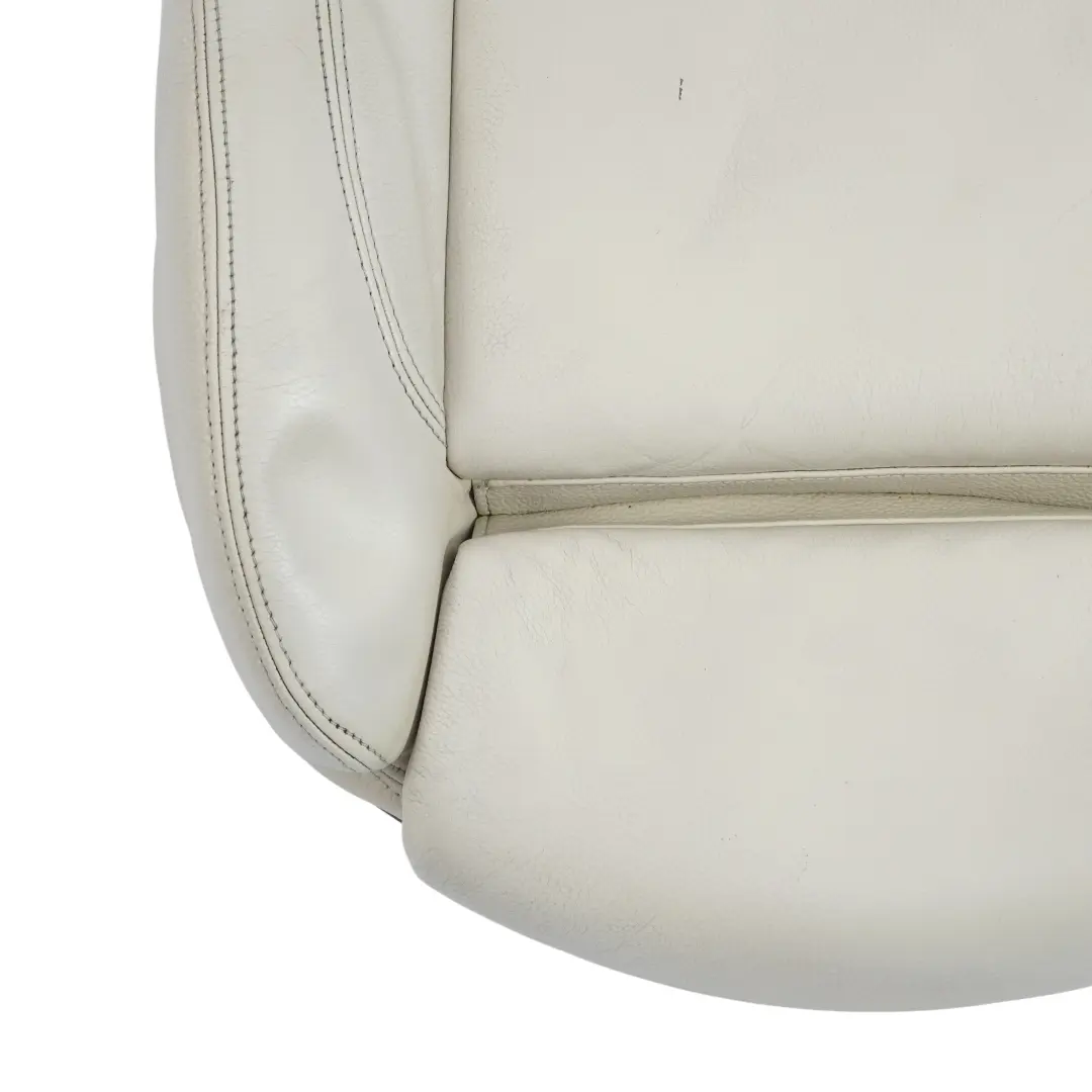 Front Right Sport Seat O/S Cover Leather Cream Beige to BMW E93 Convertible with Part number 7253568 BMW E93 Convertible Front Right Sport Seat O/S Cover Leather Cream Beige - SKU 7253568 - Part number 7253568