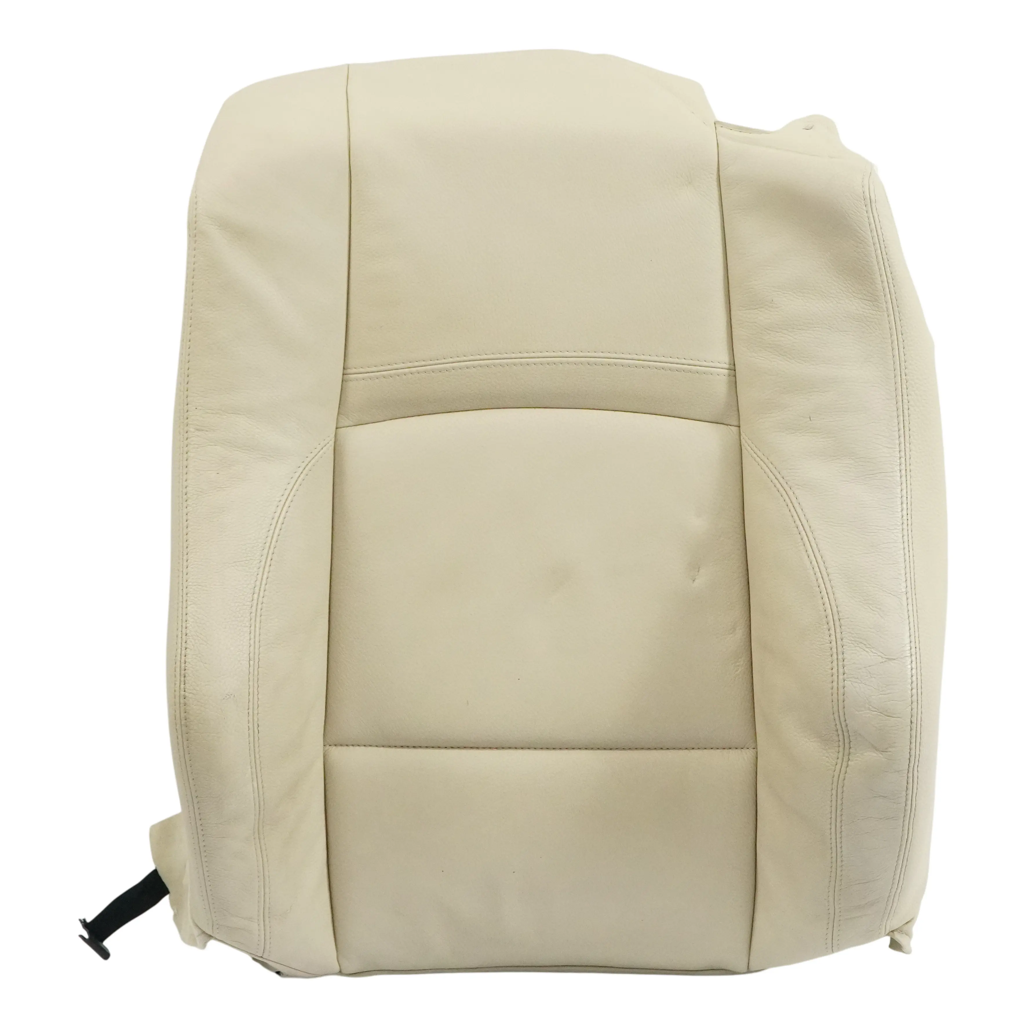 BMW E93 Sport Seat Cover Front Left N/S Heated Seat Cream Beige Leather Backrest