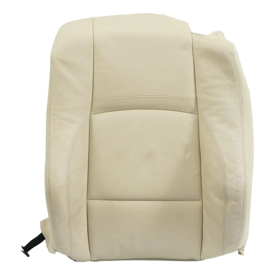 Sitzbezug Vorne Links Beheizt Creme Beige Leder Rückenlehne für BMW E93 mit Teilenummer 7253639 BMW E93 Sitzbezug Vorne Links Beheizt Creme Beige Leder Rückenlehne - SKU 7253639 - Teilenummer 7253639