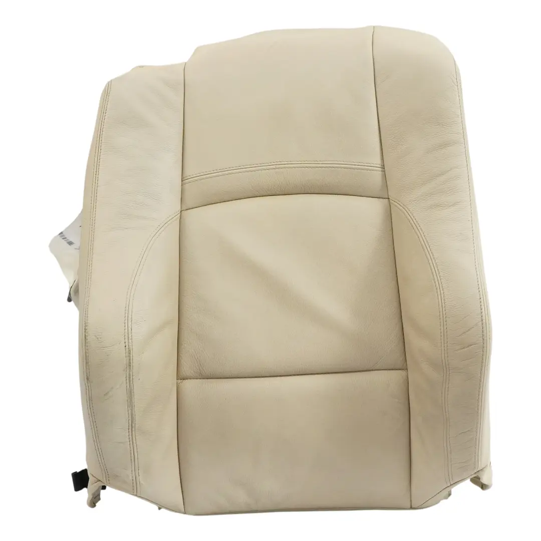 BMW E93 Convertible Sport Seat Backrest Front Right O/S Leather Cream Beige - SKU 7253640 - Part number 7253640