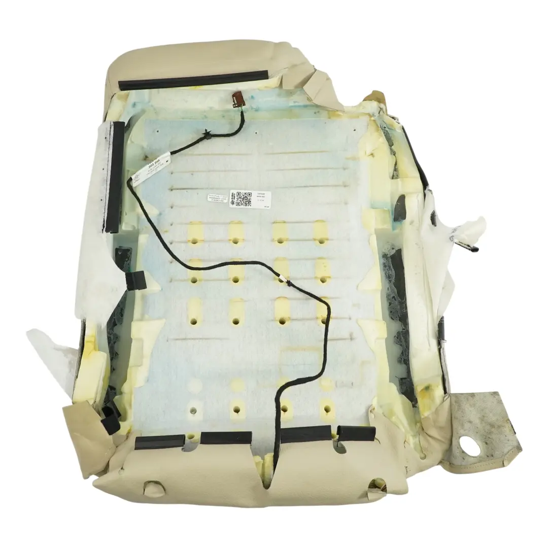 BMW E93 Convertible Sport Seat Backrest Front Right O/S Leather Cream Beige - SKU 7253640 - Part number 7253640