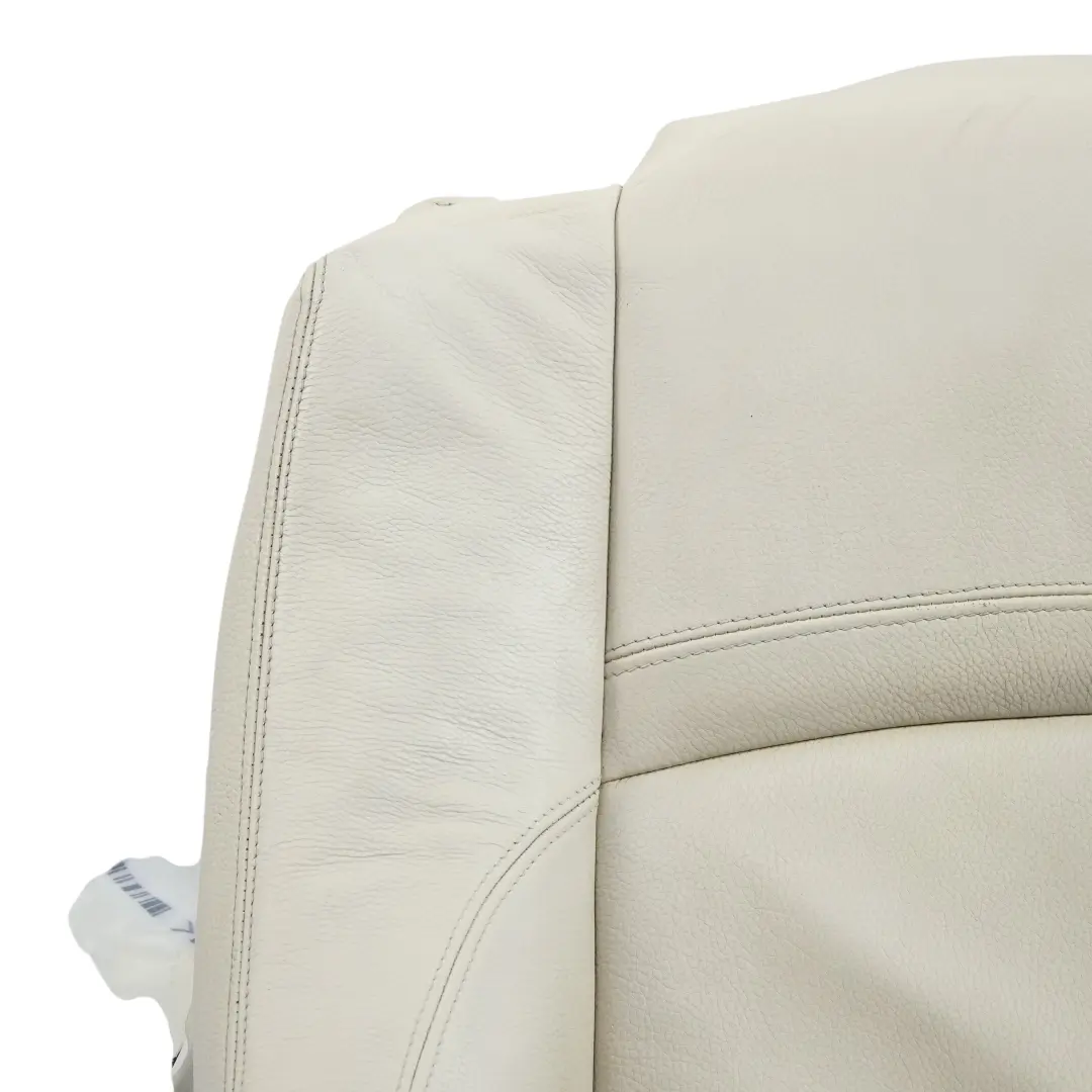 Backrest Front Right O/S Leather Cream Beige to BMW E93 Convertible Sport Seat with Part number 7253640 BMW E93 Convertible Sport Seat Backrest Front Right O/S Leather Cream Beige - SKU 7253640 - Part number 7253640