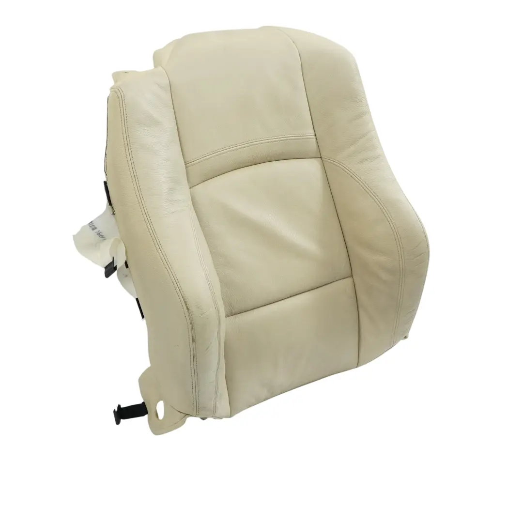 BMW E93 Convertible Respaldo Asiento Delantero Derecho Cuero Beige Crema - SKU 7253640 - Número de pieza 7253640