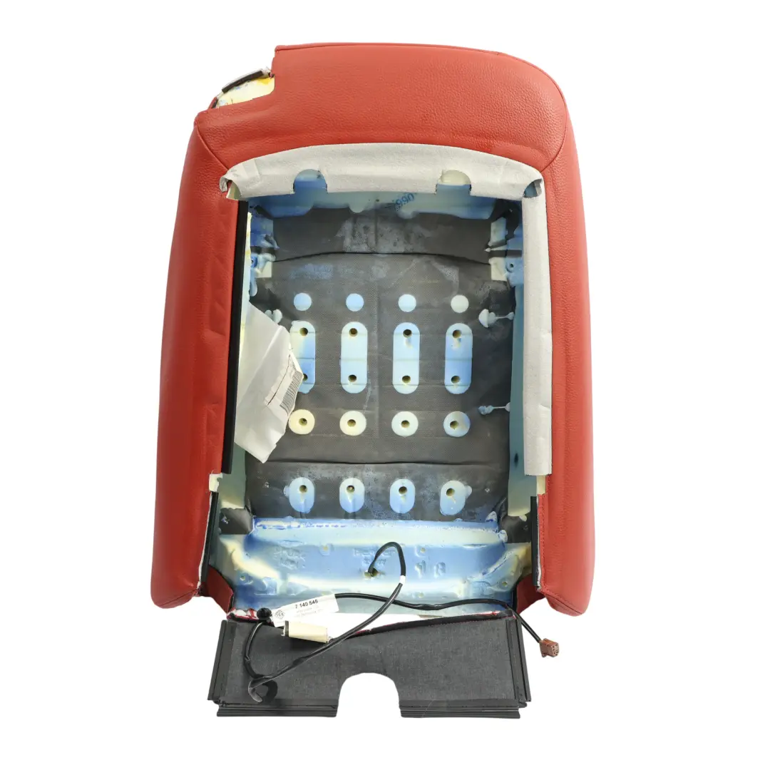 BMW E88 Convertible Respaldo Asiento Delantero M Sport Izquierdo Cuero Rojo - SKU 7257495-4 - Número de pieza 7257495