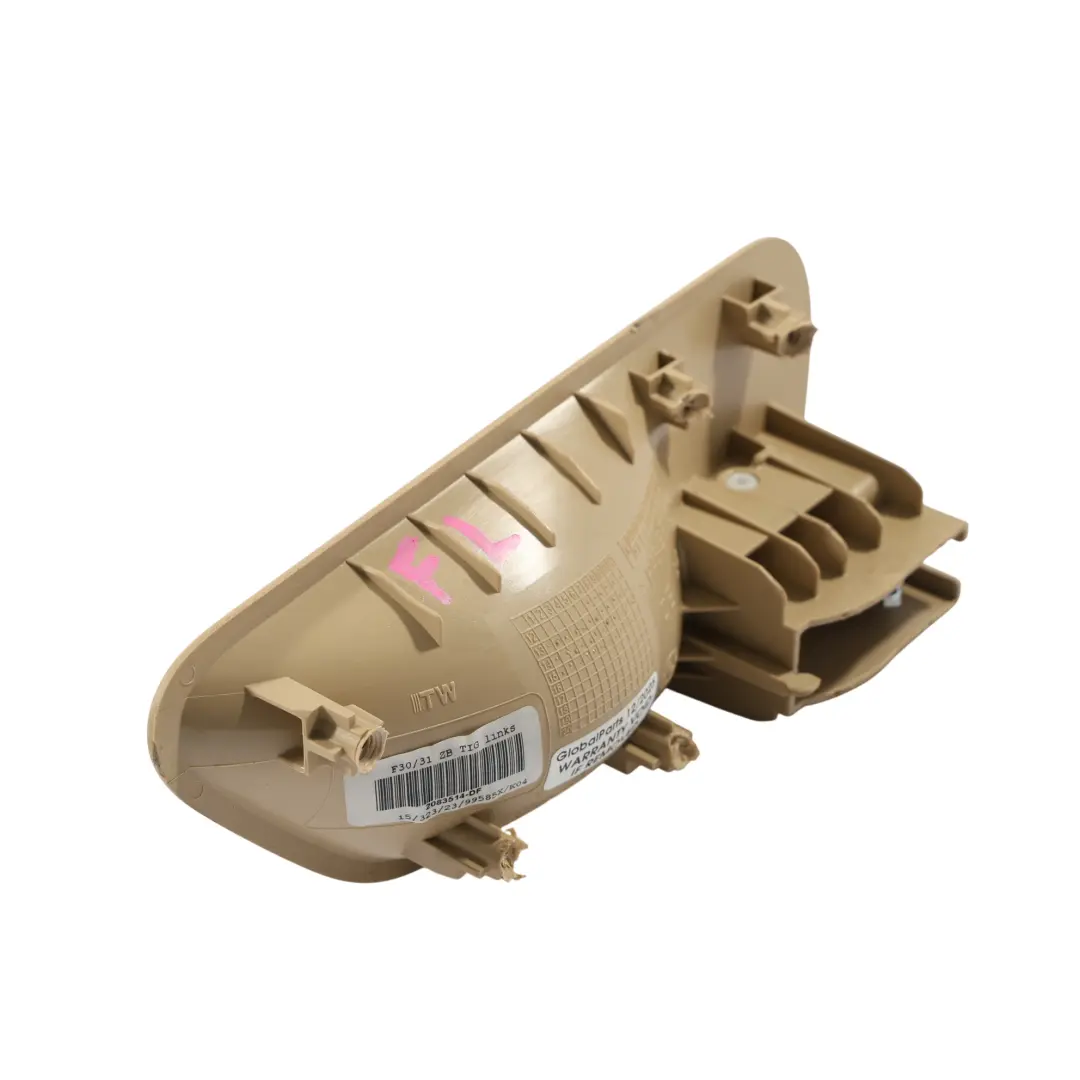 BMW F30 F32 Maniglia Porta Di Presa Copertura Anteriore Sinistro Veneto Beige - SKU 7260089-1 - Numero di parte 7260089