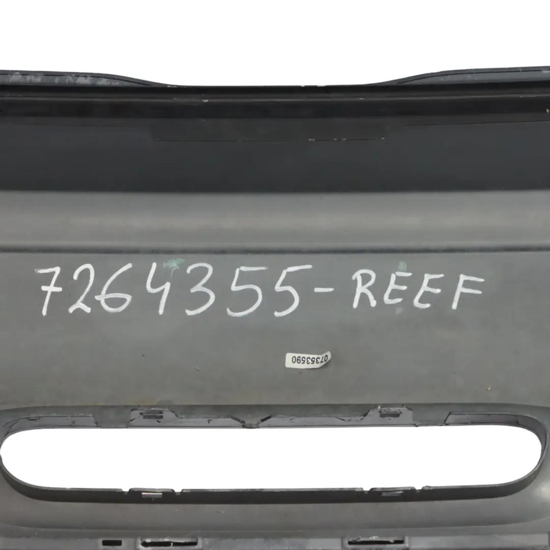 Mini R56 R57 LCI R58 Rear Bumper Trim Covering Reef Blue Metallic - B30 - SKU 7264355-REEF - Part number 7264355