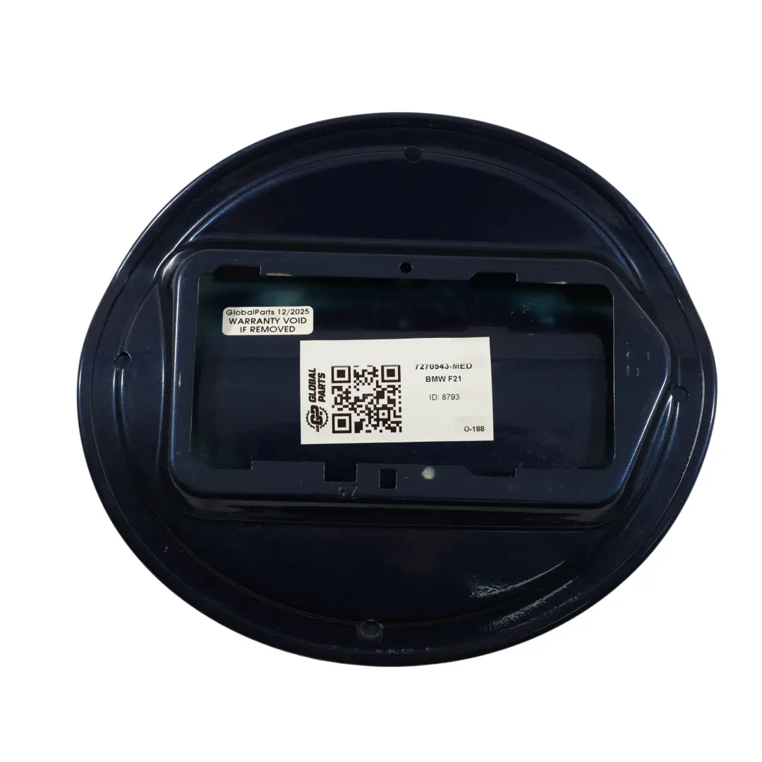 BMW F21 Couvercle De Trappe À Carburant Bleu Méditerranée Métallisé - C10 - SKU 7270543-MED - Numéro de pièce 7270543