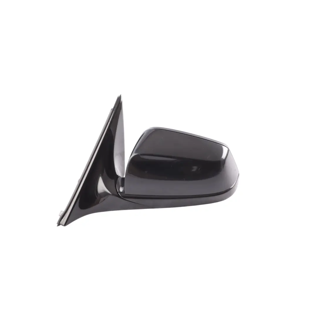 BMW F01 Door Wing Mirror Heated Electric Auto Dip Left N/S Black Sapphire - 475 - SKU RHD-7282163-BS - Part number 7282163