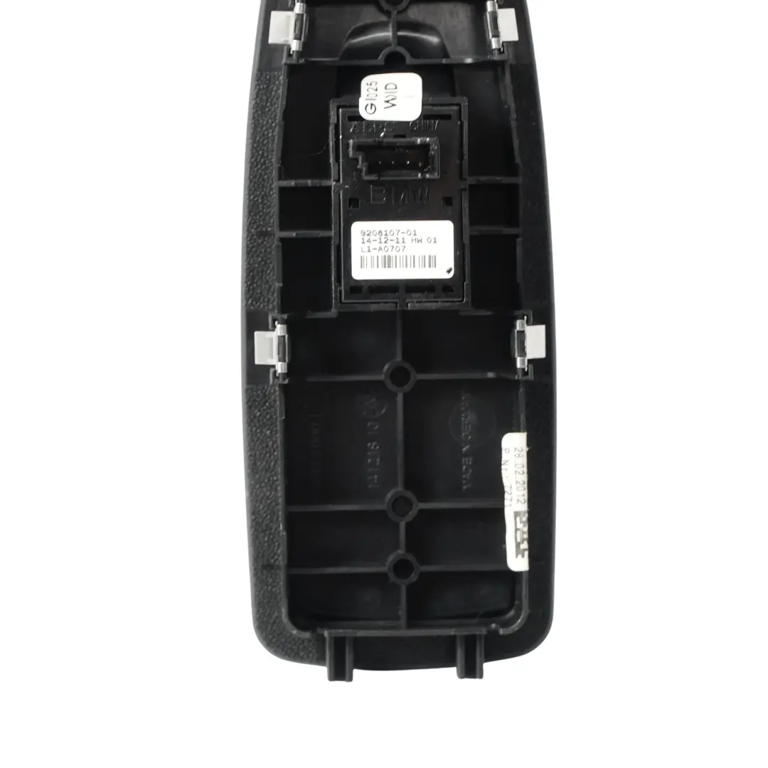 BMW F20 F20N LCI F30 Elevalunas Interruptor Panel De Control Botón Negro - SKU 7283835-2 - Número de pieza 7283835