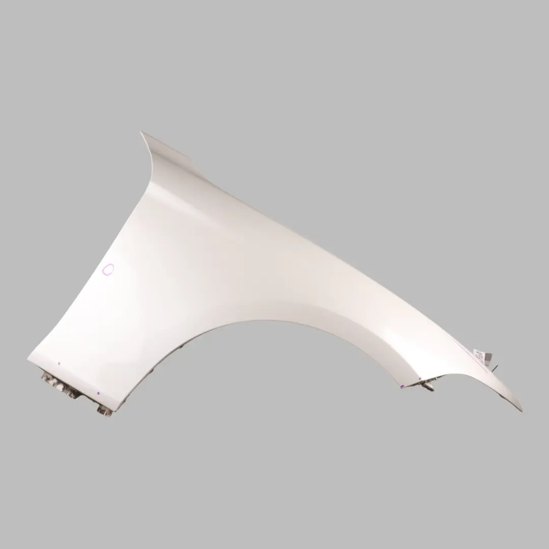 Side Panel Wing Fender Front Right O/S Mineralweiss White - A96 to BMW F20 F21 with Part number 7284646 BMW F20 F21 Side Panel Wing Fender Front Right O/S Mineralweiss White - A96 - SKU 7284646-MW - Part number 7284646