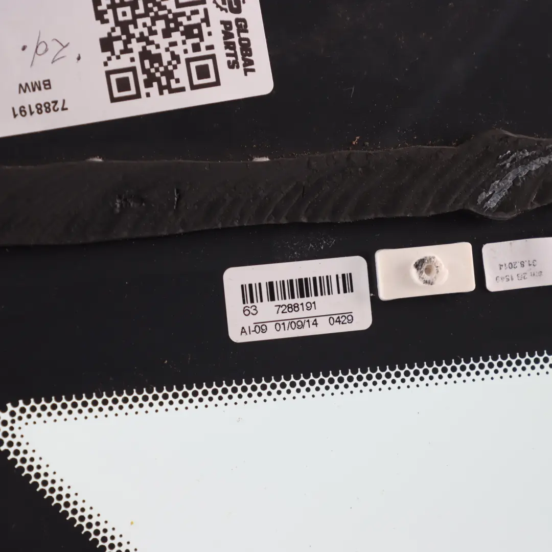 Cristal BMW i3 I01 Panel Lateral Trasero Izquierdo SSG Tintado Oscuro para con número de pieza 7288191 Cristal BMW i3 I01 Panel Lateral Trasero Izquierdo SSG Tintado Oscuro - SKU 7288191 - Número de pieza 7288191