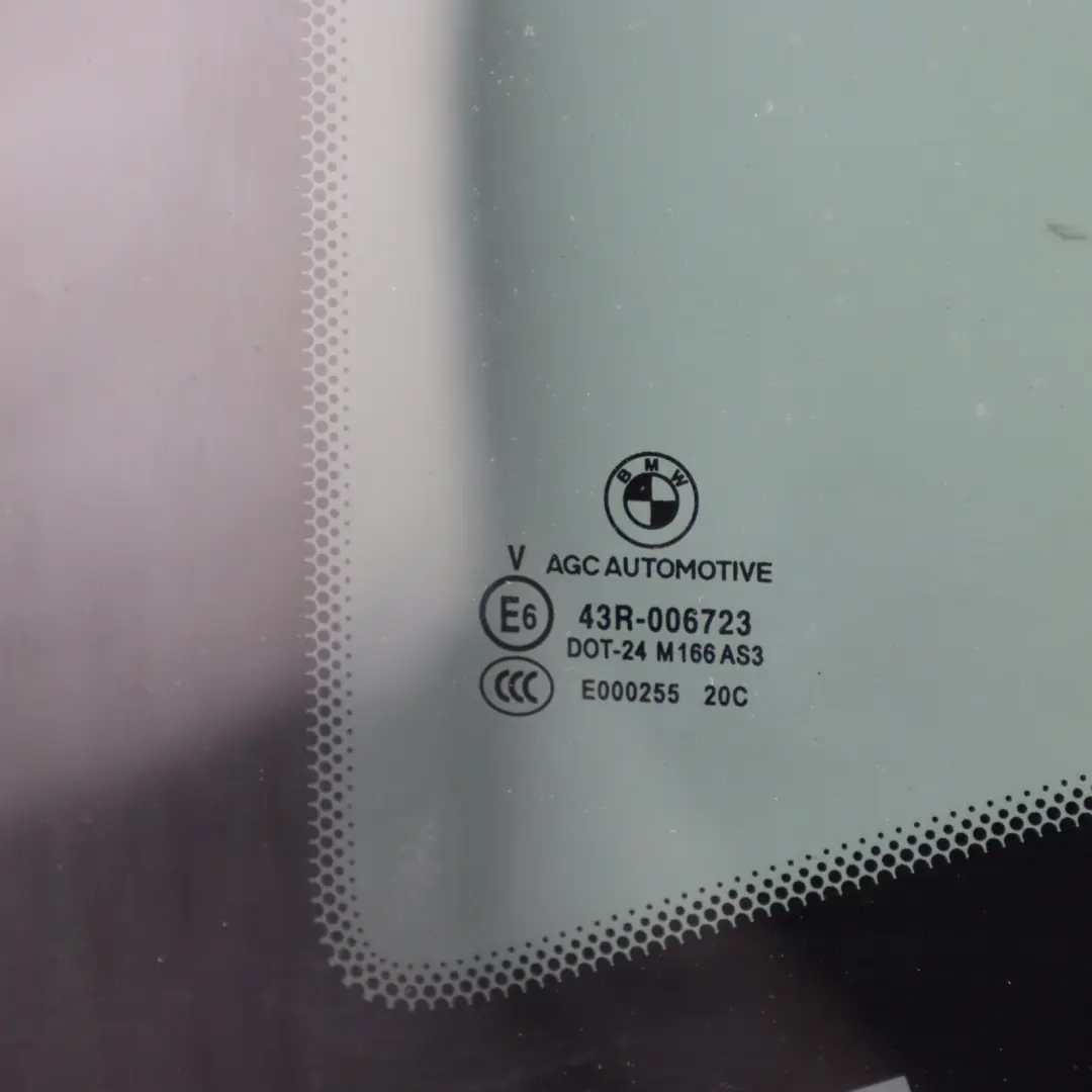 Window Glass BMW i3 I01 Rear Left N/S Side Panel SSG Tinted Dark to with Part number 7288191 Window Glass BMW i3 I01 Rear Left N/S Side Panel SSG Tinted Dark - SKU 7288191 - Part number 7288191