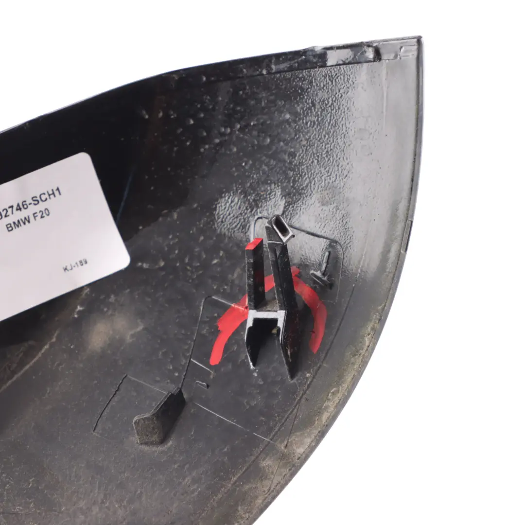  Wing Mirror Cover BMW F20 F30 Cover Cap Casing Right O/S Schwarz 2 Black 668 - SKU 7292746-SCH1 - Part number 7292746