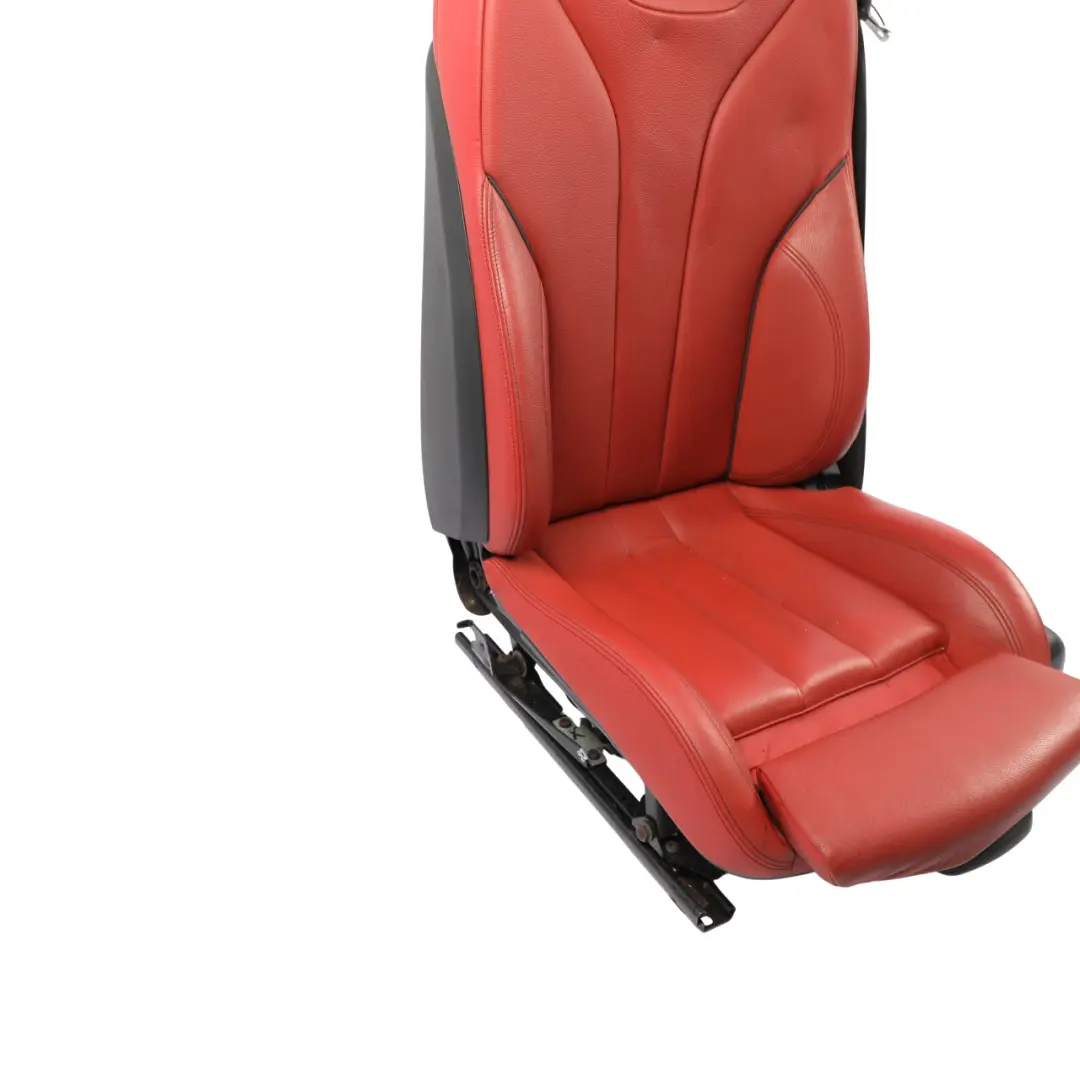 Korallrot Leather Interior Front Left N/S Seat Heated Memory to BMW F33 Sport Red with Part number 7327669 BMW F33 Sport Red Korallrot Leather Interior Front Left N/S Seat Heated Memory - SKU 7327669 - Part number 7327669