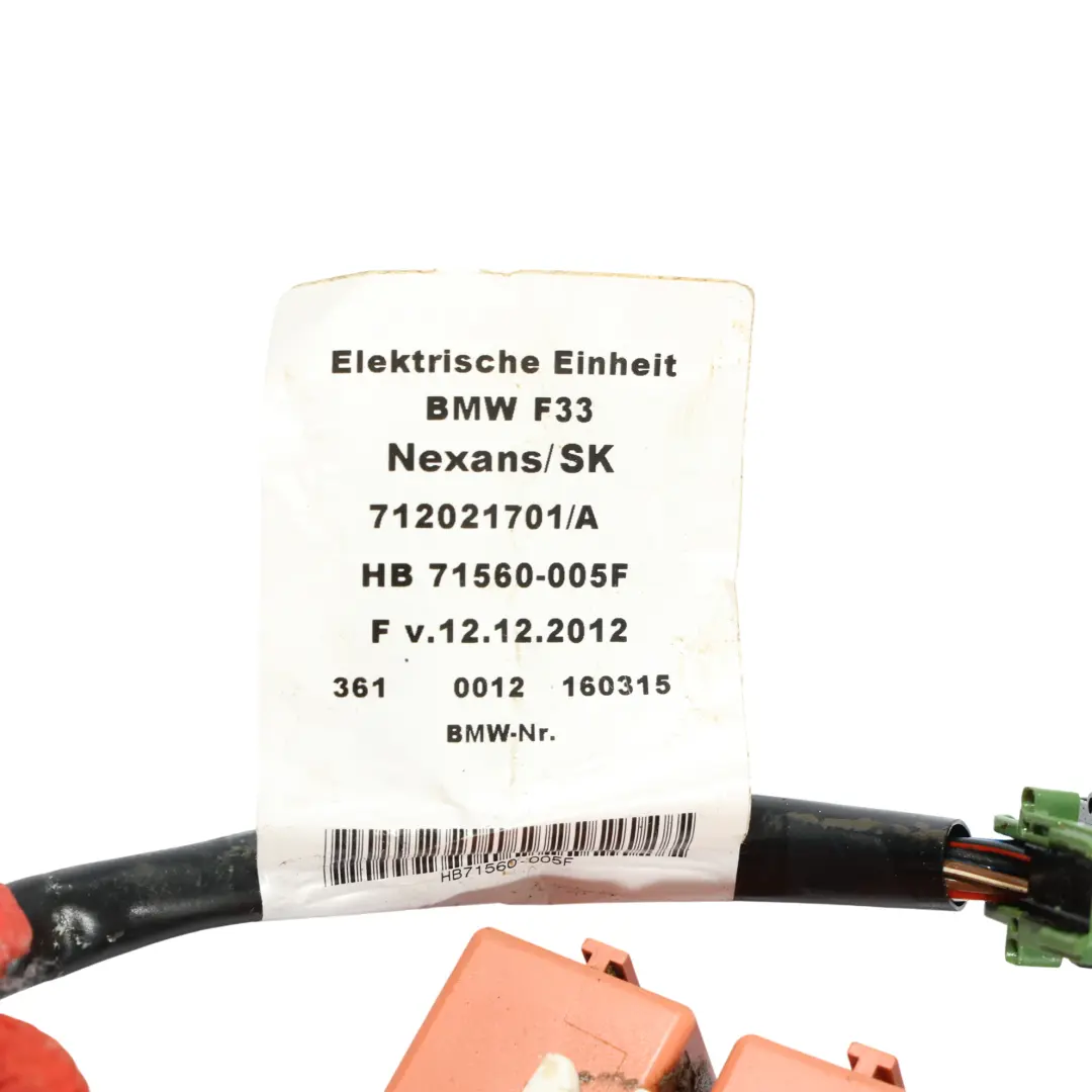 BMW F33 F83 M4 Cabrio Unità Idraulica Tetto Pompa Motore Pieghevole - SKU 7344440-3 - Numero di parte 7344440