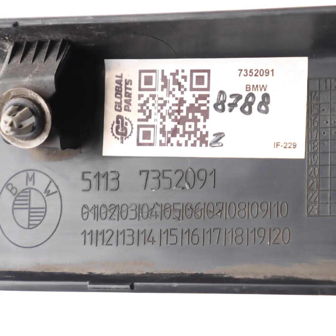 BMW X1 F48 Door Moulding Front Left N/S Trim Strip Panel Primed - SKU 7352091 - Part number 7352091