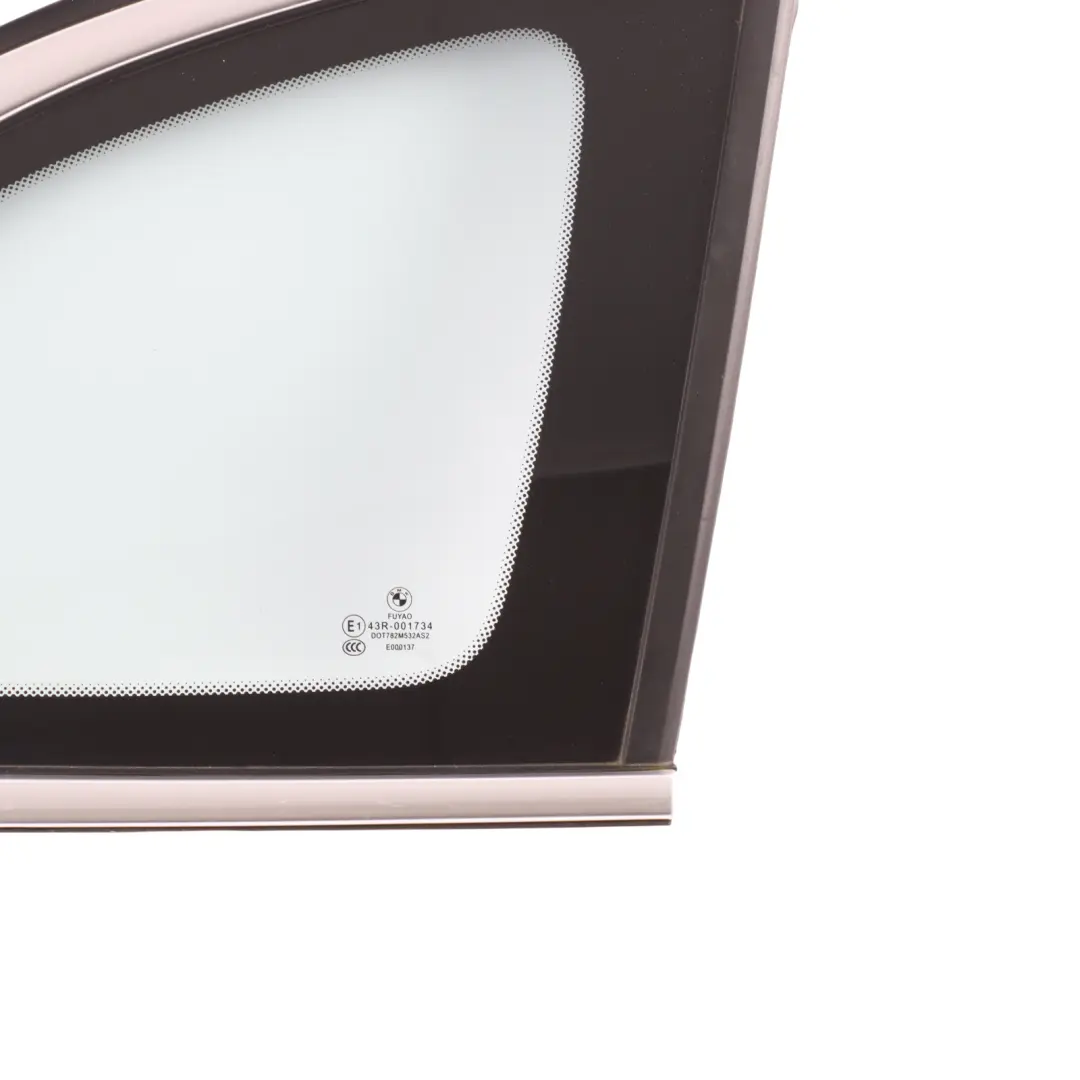  BMX X1 F48 Side Window Glass Fixed AS2 Rear Right O/S Aluminium Trim - SKU 7362244 - Part number 7362244