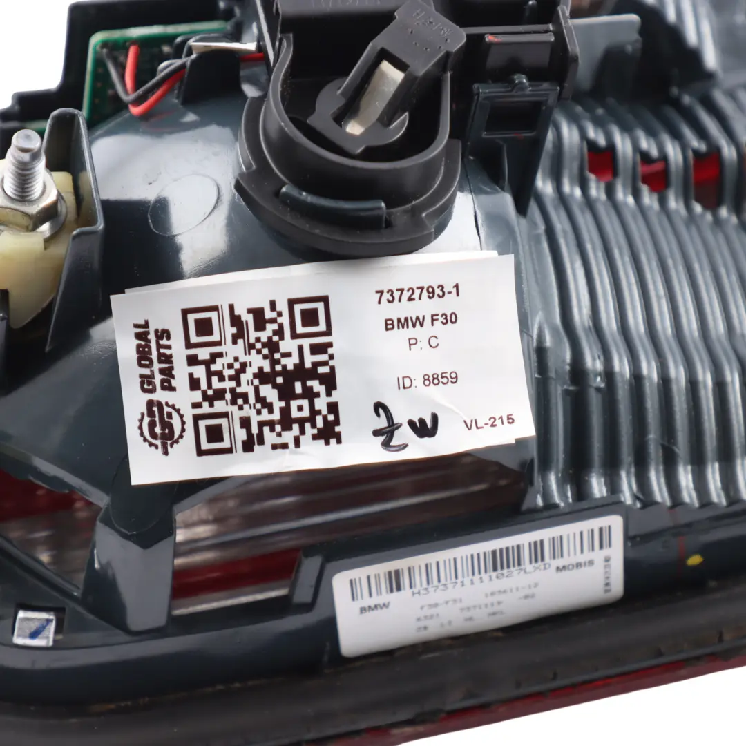  Feu De Coffre Arrière Gauche BMW F30 F31 F80 M3 - SKU 7372793-1 - Numéro de pièce 7372793