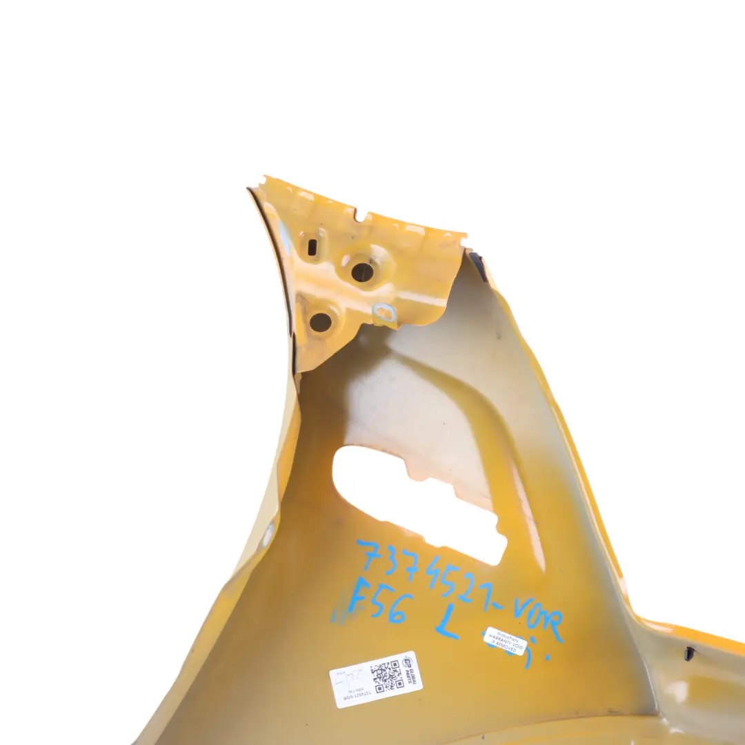 Front Wing Panel Left Side N/S Volcanic Orange - B70 to Mini F55 F56 with Part number 7374521 Mini F55 F56 Front Wing Panel Left Side N/S Volcanic Orange - B70 - SKU 7374521-VOR - Part number 7374521