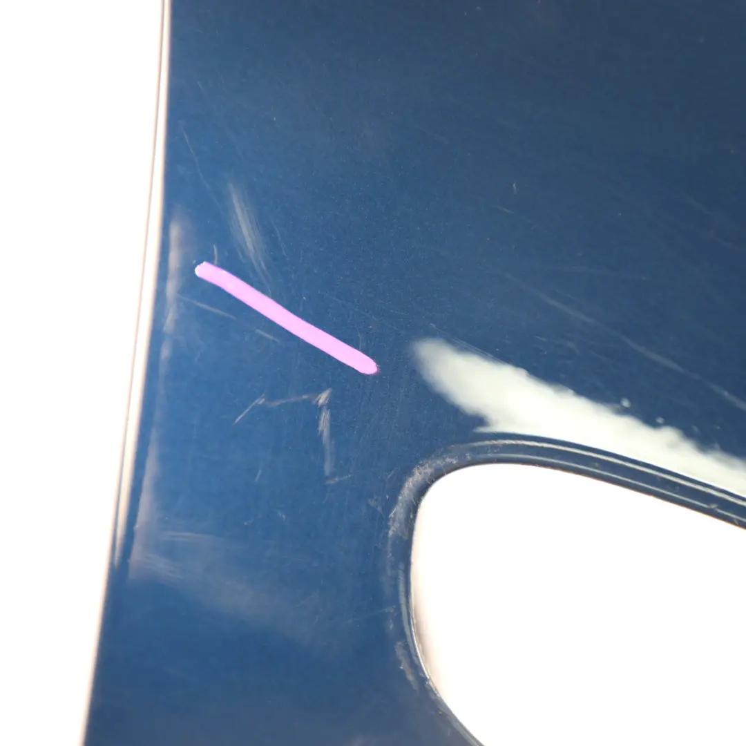 Side Wing Fender Front Right O/S Panel Deep Blue Metallic - B69 to Mini F55 F56 F57 with Part number 7374522 Mini F55 F56 F57 Side Wing Fender Front Right O/S Panel Deep Blue Metallic - B69 - SKU 7374522-DEEP - Part number 7374522