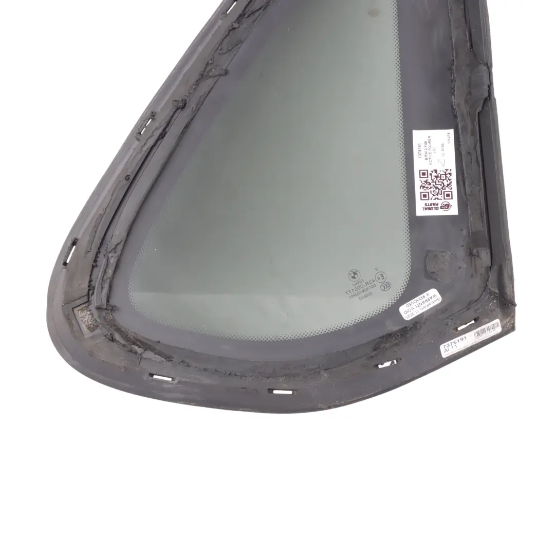 Side Fixed Window Glass SSG Rear Left N/S to BMW F45 Active Tourer with Part number 7375191 BMW F45 Active Tourer Side Fixed Window Glass SSG Rear Left N/S - SKU 7375191 - Part number 7375191