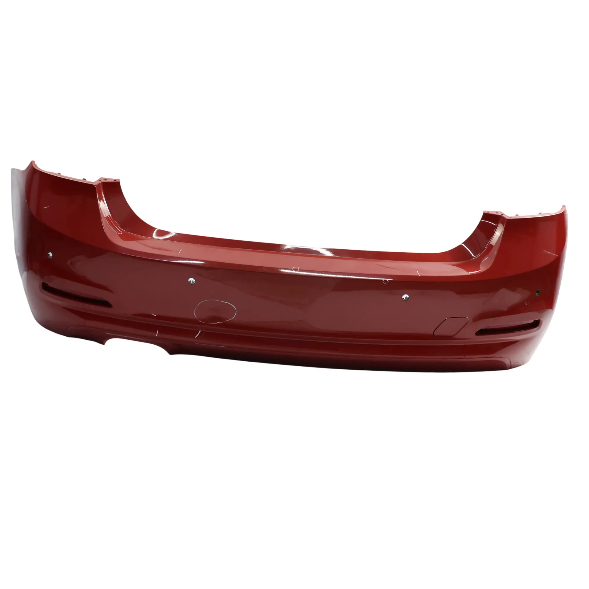 BMW F30 LCI Tylny Zderzak PDC Melbourne Red Czerwony Metalik - A75