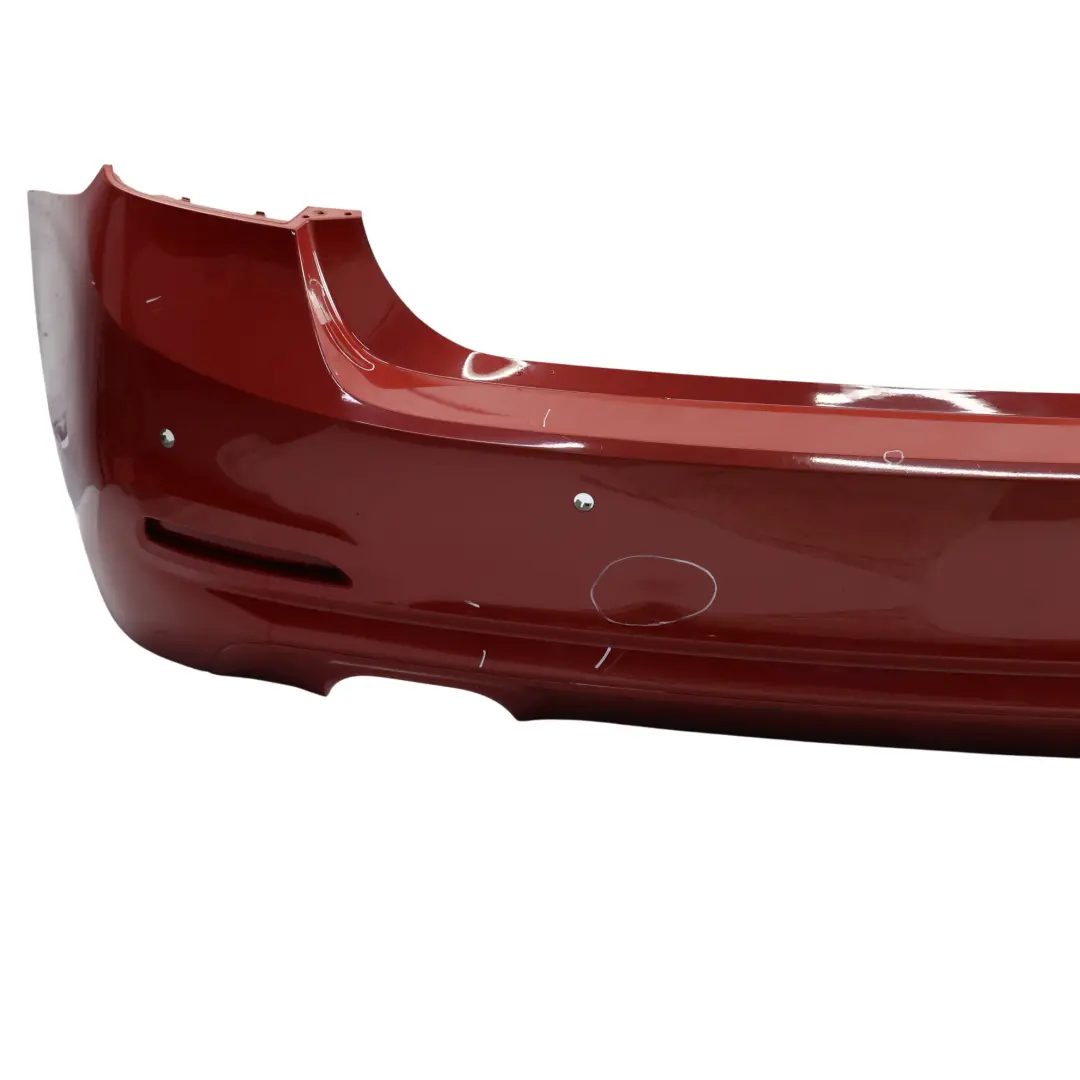 Bumper Trim Panel PDC Melbourne Red Metallic - A75 to BMW F30 LCI Rear with Part number 7384601 BMW F30 LCI Rear Bumper Trim Panel PDC Melbourne Red Metallic - A75 - SKU 7384601-MRT - Part number 7384601