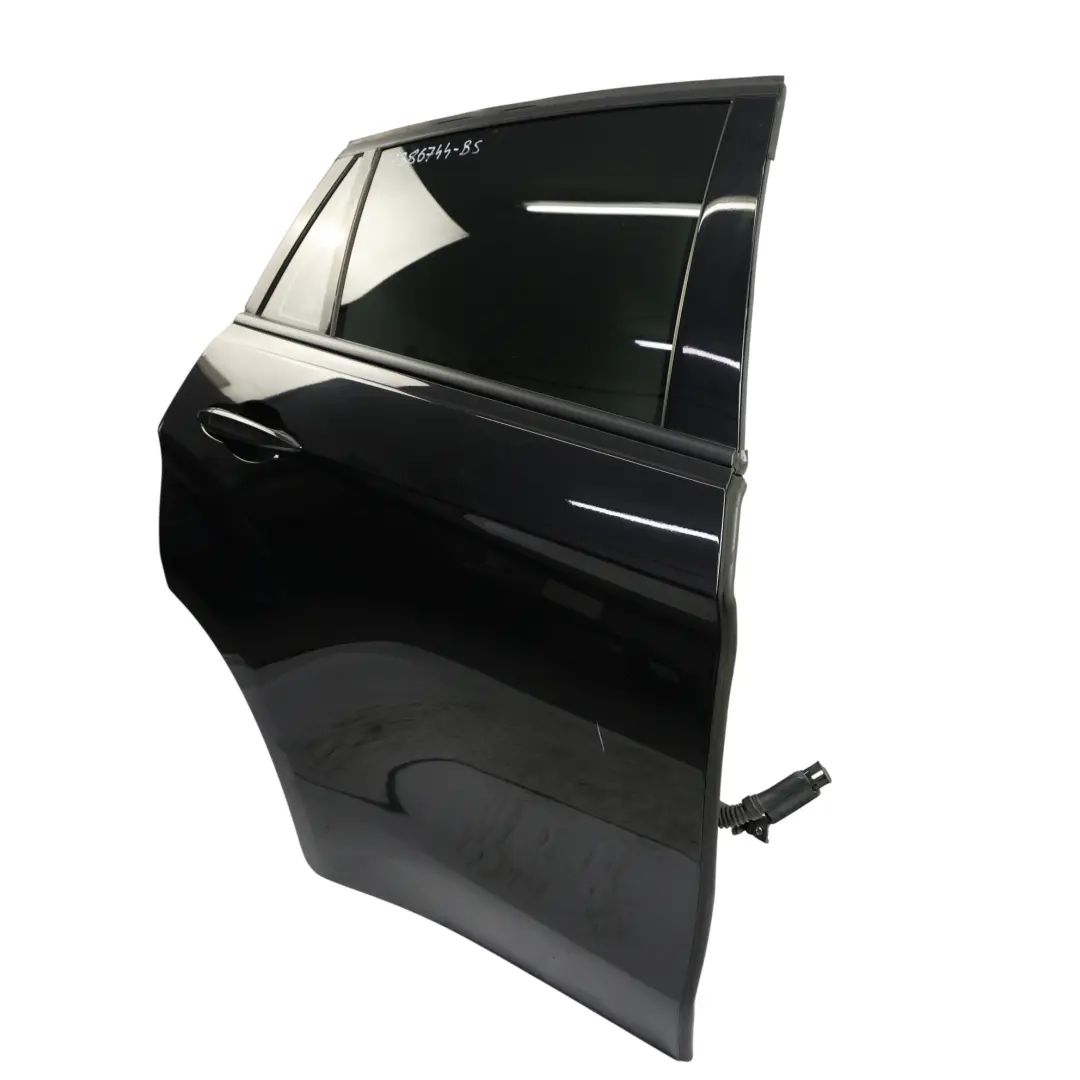 BMW X6 F16 Puerta Trasera Derecha Black Sapphire Negro Metalizado - 475 - SKU 7386744-BS - Número de pieza 7386744