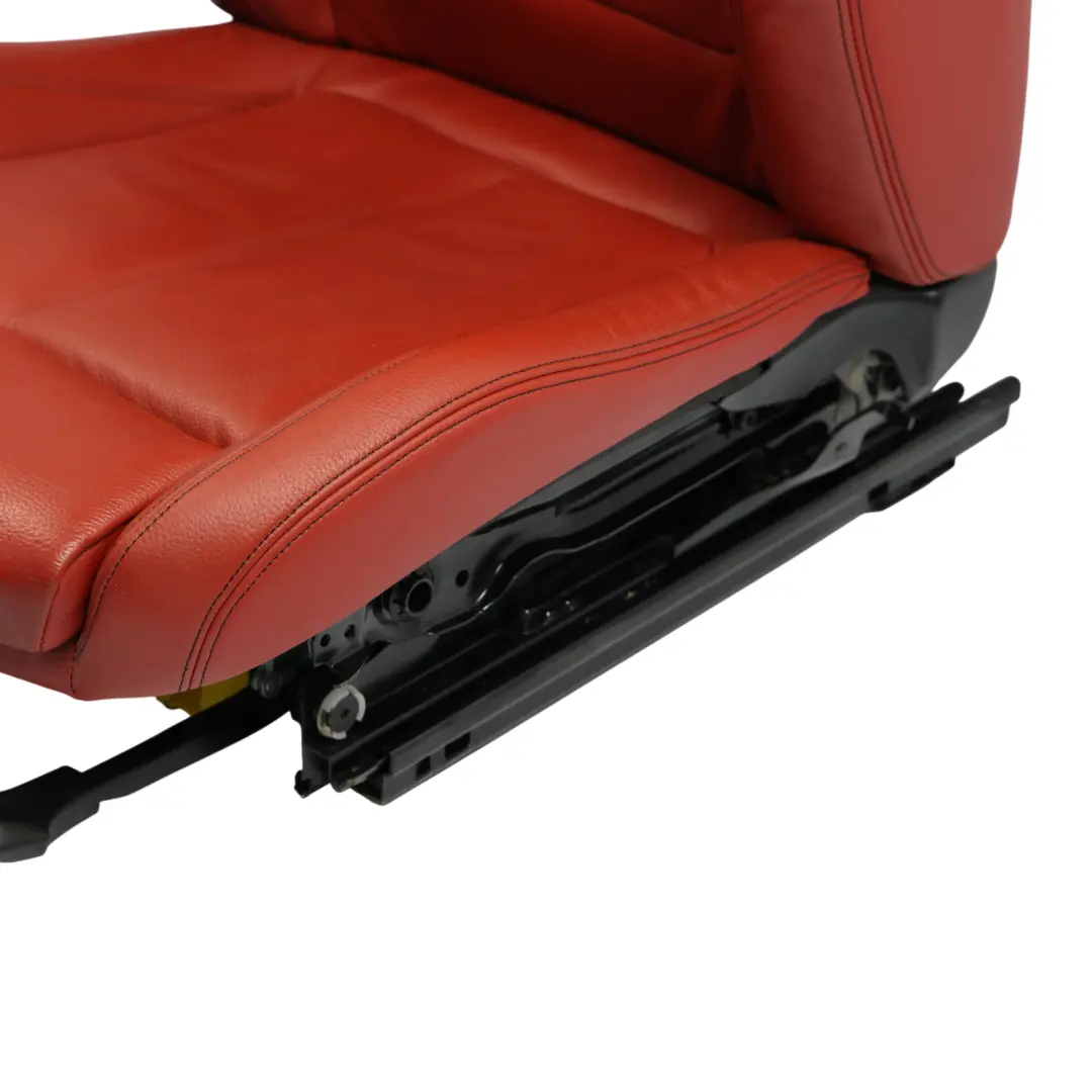 Front Seat M Sport Heated Leather Dakota Korall Red Right O/S to BMW F21 F22 with Part number 7392472 BMW F21 F22 Front Seat M Sport Heated Leather Dakota Korall Red Right O/S - SKU 7392472-2 - Part number 7392472