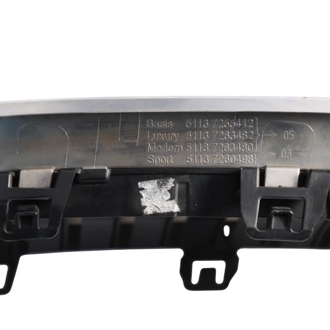 BMW F30 F30N LCI Front Right Trim Kidney Grille O/S Chrome - SKU 7405836 - Part number 7405836