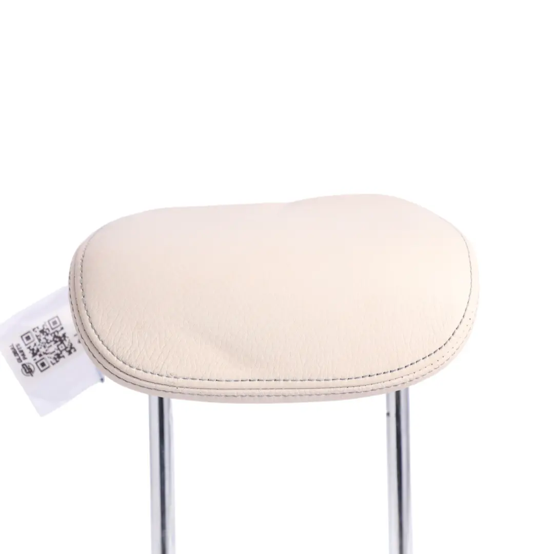 Headrest Interior Centre Leather Oyster to BMW F45 F46 X1 F48 Rear Seat with Part number 7410858 BMW F45 F46 X1 F48 Rear Seat Headrest Interior Centre Leather Oyster - SKU 7410858 - Part number 7410858