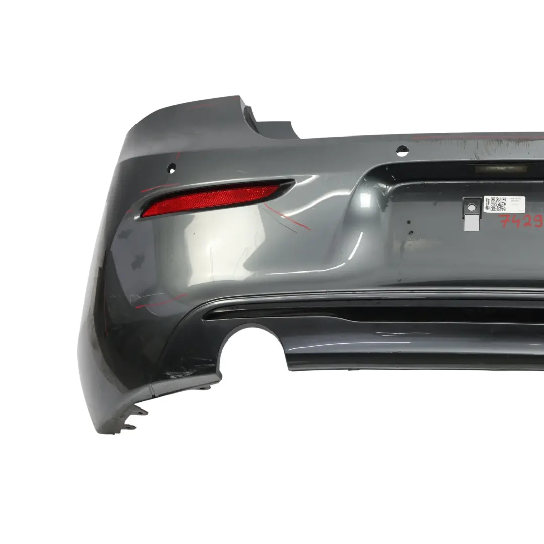 BMW F20 LCI F21 Zderzak Tylny PDC Mineralgrau Szary Metalik - B39 - SKU 7429772-MG - Numer Części 7429772