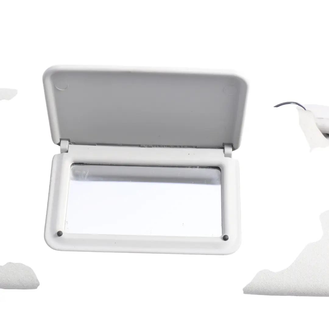 Toyota Yaris XP10 Sun Visor Sunvisor Mirror Panel Gray Right O/S - SKU RHD-743100D031B0 - Part number 743100D031B0