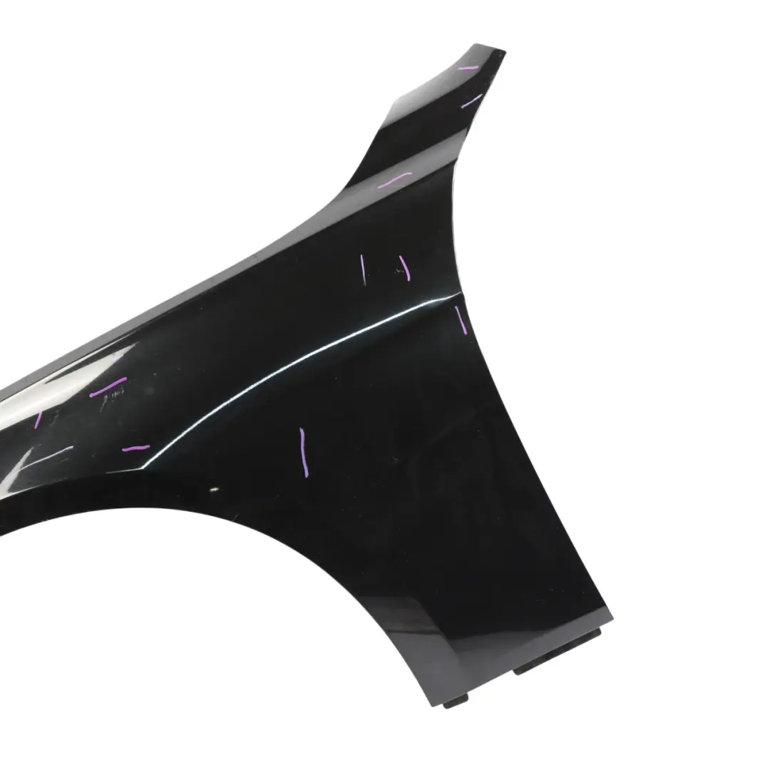 Side Panel Wing Fender Front Left N/S Black Sapphire Metallic - 475 to BMW F30 F31 with Part number 7438439 BMW F30 F31 Side Panel Wing Fender Front Left N/S Black Sapphire Metallic - 475 - SKU 7438439-BS3 - Part number 7438439
