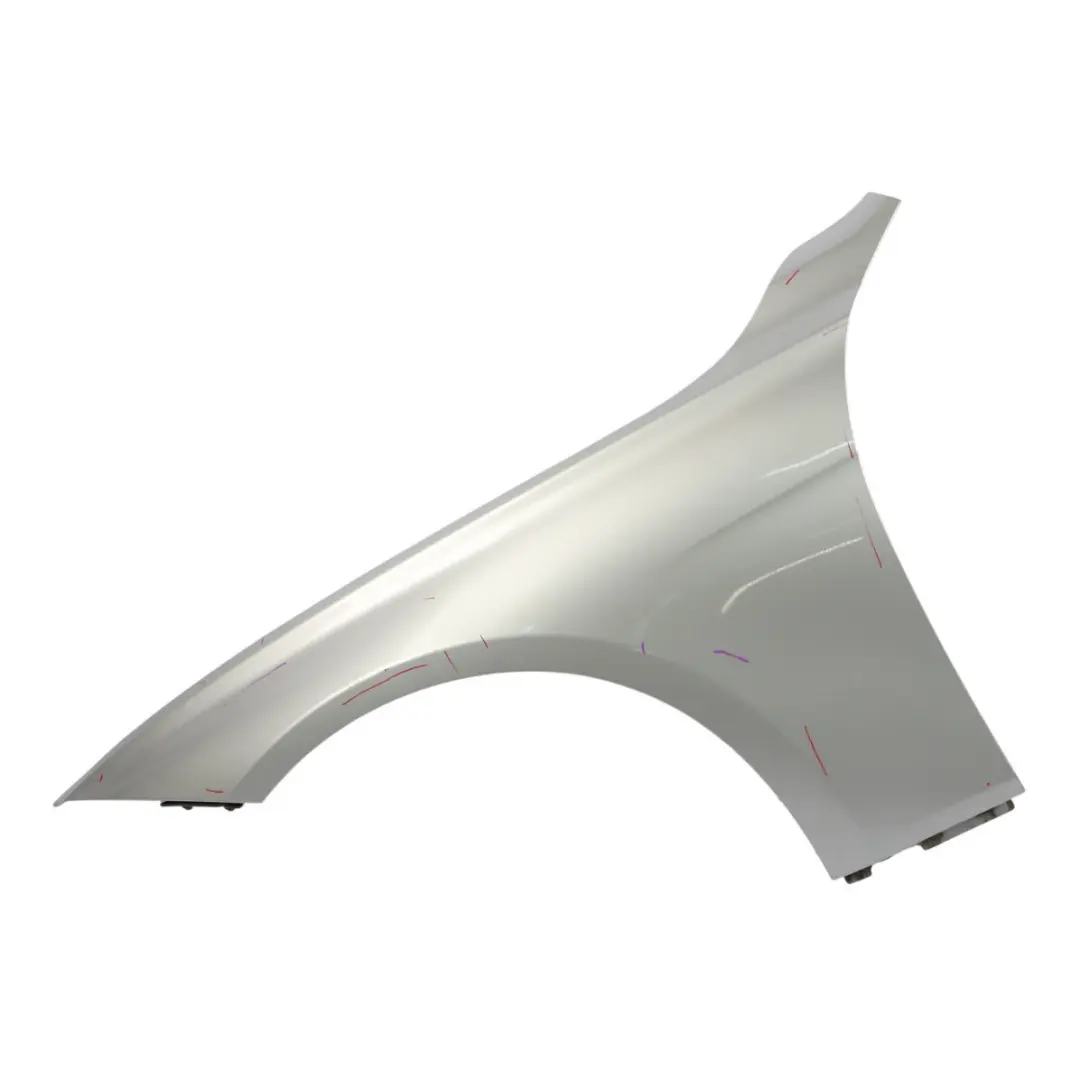 Side Panel Wing Fender Front Left N/S Glacier Silver Metallic - A83 to BMW F30 F31 with Part number 7438439 BMW F30 F31 Side Panel Wing Fender Front Left N/S Glacier Silver Metallic - A83 - SKU 7438439-GSB1 - Part number 7438439