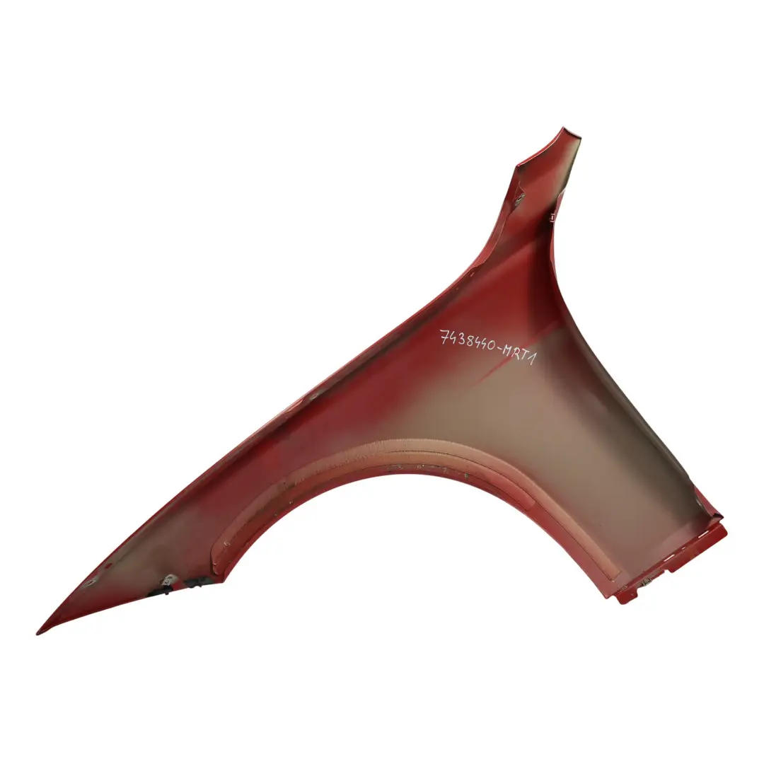 BMW F30 F31 Side Panel Wing Fender Front Right O/S Melbourne Red Metallic - A75 - SKU 7438440-MRT1 - Part number 7438440
